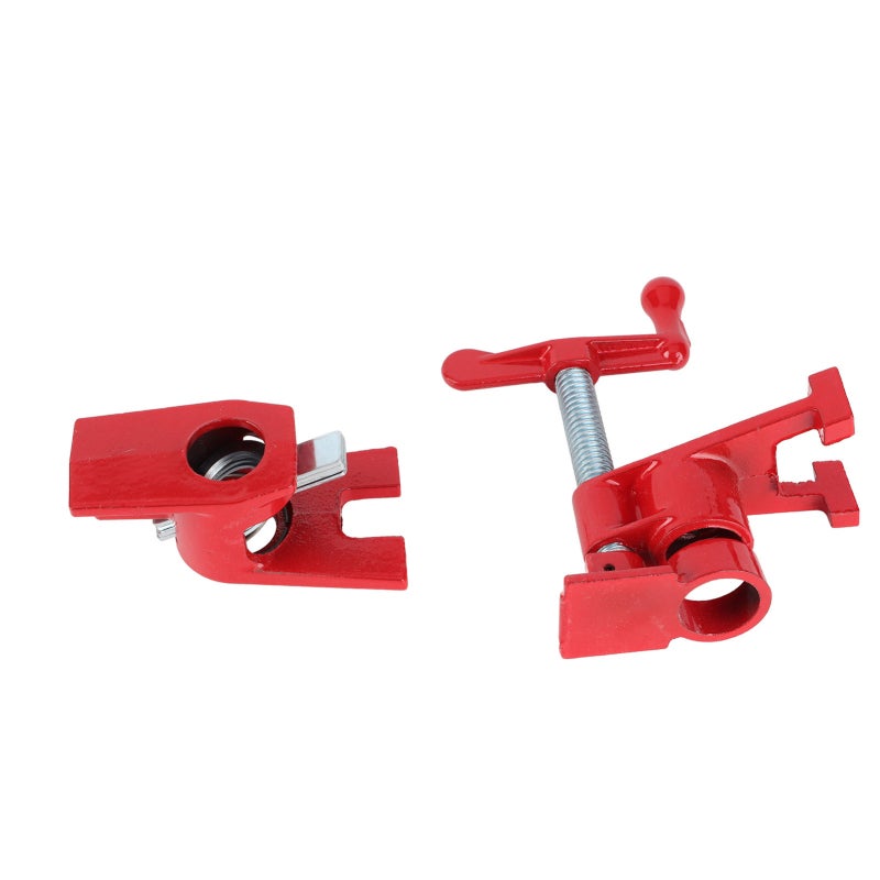 Pipe Clamp: Adjustable Length High Strength Abrasion Resistance - Spring Clip With Galvanized Screw For Woodworking Furniture Assembly Stone Clamping - Image 4