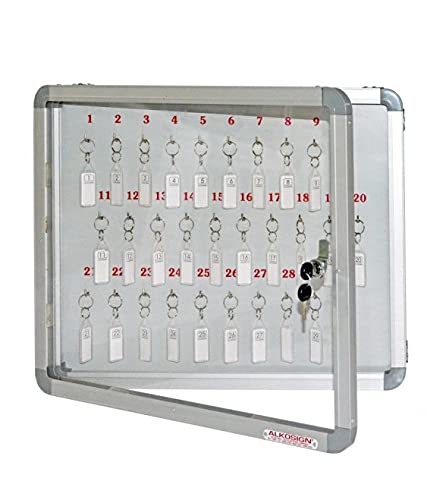 ALKOSIGN ALKOSIGN Key Cabinet 30 Key 410mm X 500mm  - Image 1
