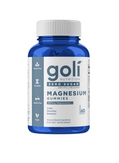 Goli Nutrition Magnesium Zero Sugar 60 Gummies  - Image 1
