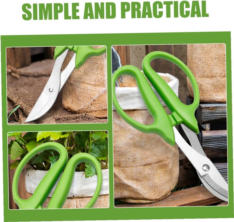 Pruning Shears Garden Clippers for Tree Trimming with Stainless Steel Blades, Heavy Duty Plant Scissors for Outdoor Gardening and Fruit Picking, Long Handle Hand Tool for Precise - Image 3