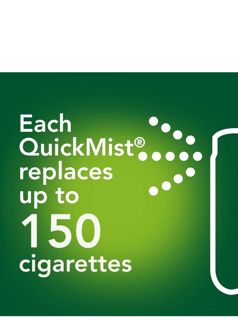 nicorette QuickMist 1mg/spray mouth spray nicotine-Freshmint 2*150  - Image 3