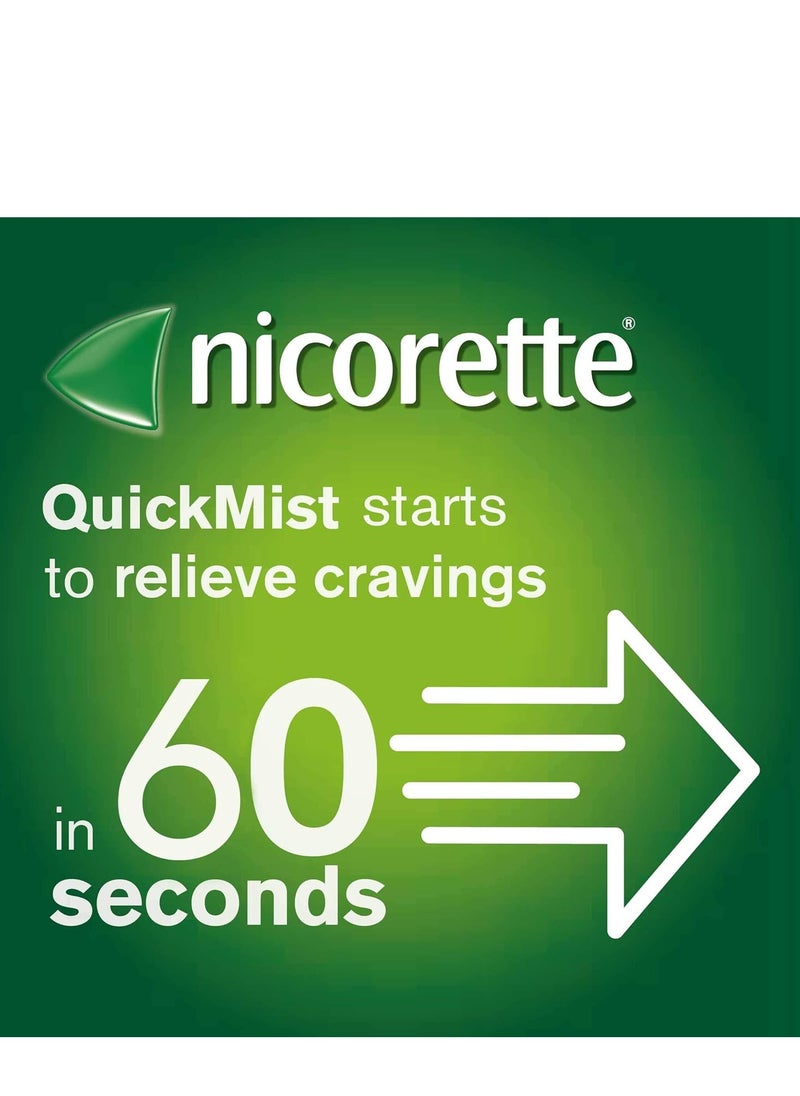 nicorette QuickMist 1mg/spray mouth spray nicotine-Freshmint 2*150  - Image 5