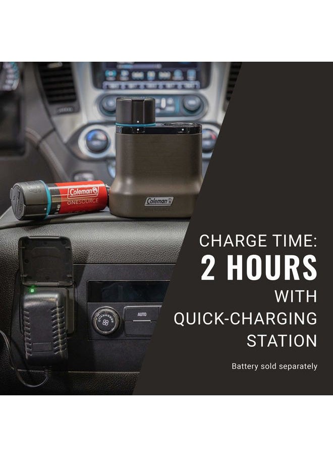 Battery Charging Station One Source 2 Port Quick Charging Station
