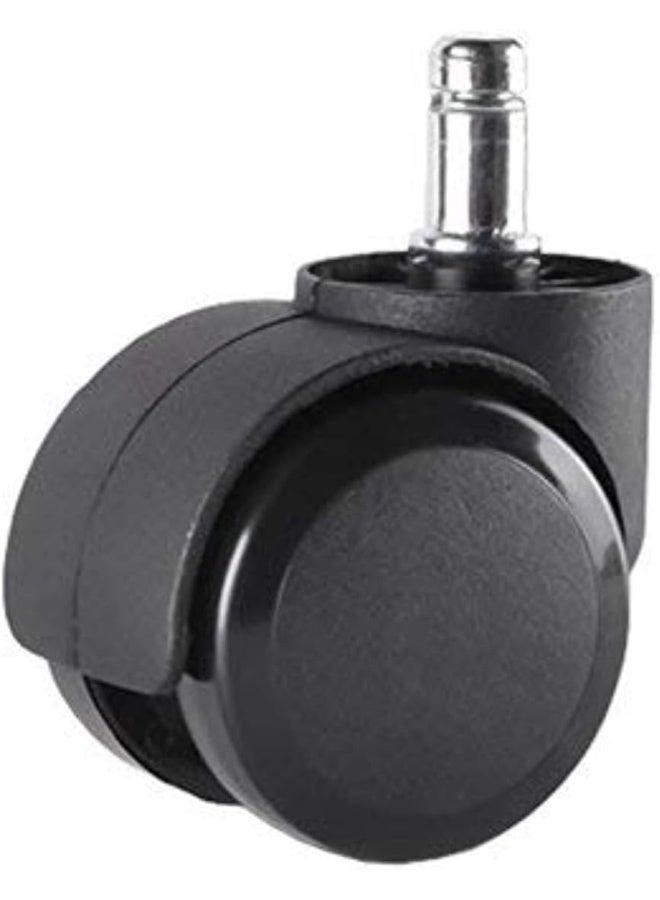 NJM Office Chair Caster Wheel Push Type, Set of 5 Piece - Image 3
