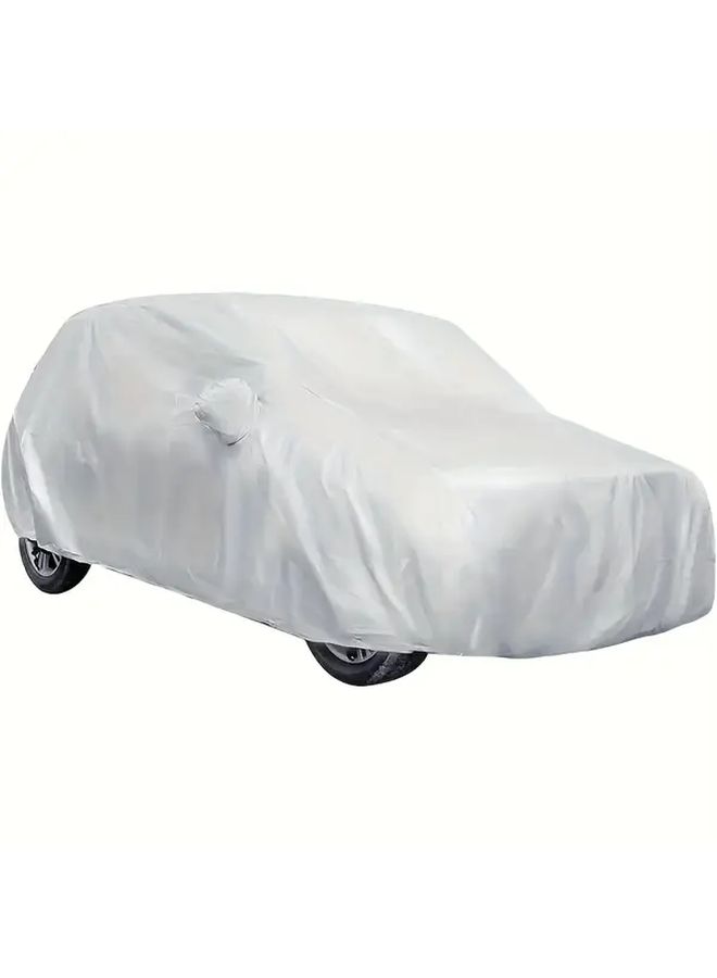 Heavy Duty All Weather Outdoor Car Cover Full Closure Fit for SUVs Trucks Sedans 185 Inches Long with Airflow System Vehicle Parking Access Sun Snow Rain Protection No Interior - Image 2