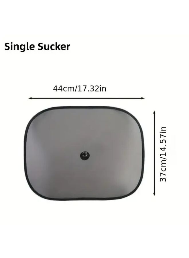 2Pcs Car Side Window Sunshade with Suction Cups UV Protection Heat Blocking Polyamide - Image 2