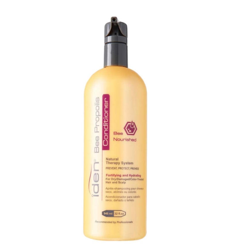 Iden Bee Propolis Bee Nourished Conditioner, For Damaged & Color-treated Hair, 32 fl.oz