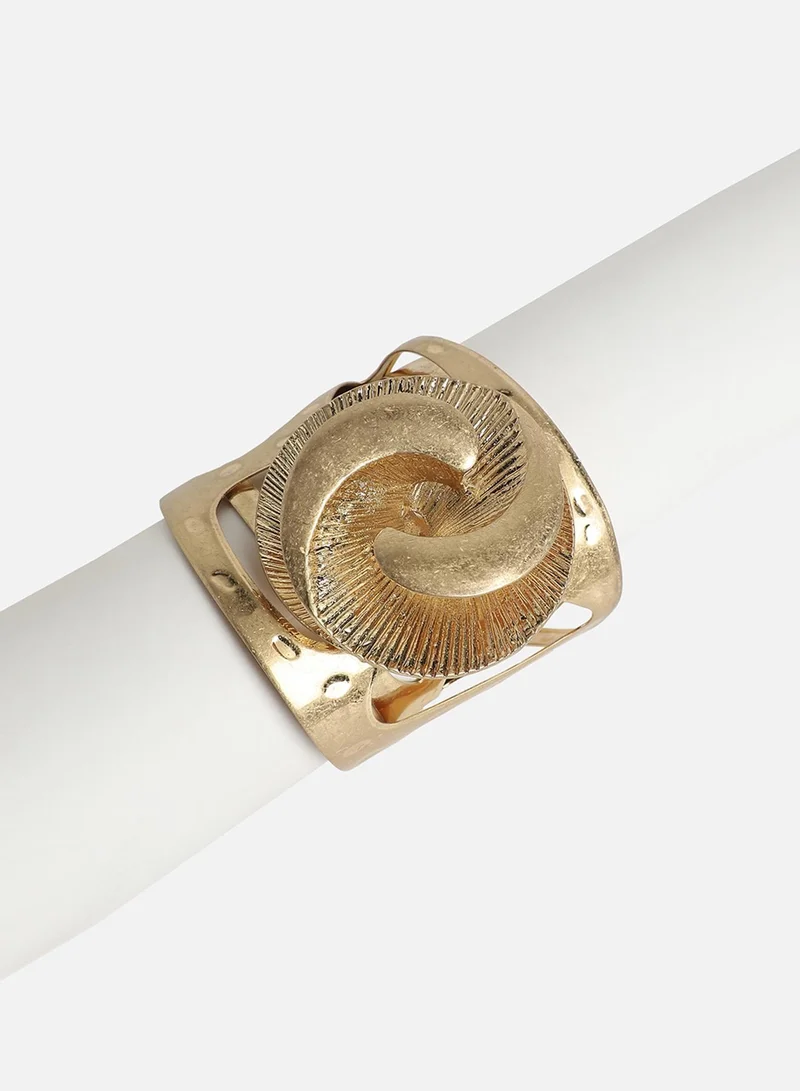 SOHI Twisted Mushroom Statement Artificial Bracelet Jewellery