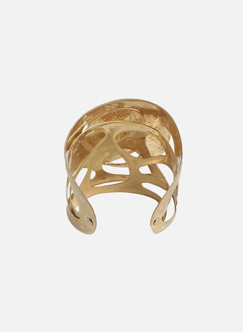 Sohi  Twisted Mushroom Statement Artificial Bracelet Jewellery for Women | Best Price UAE