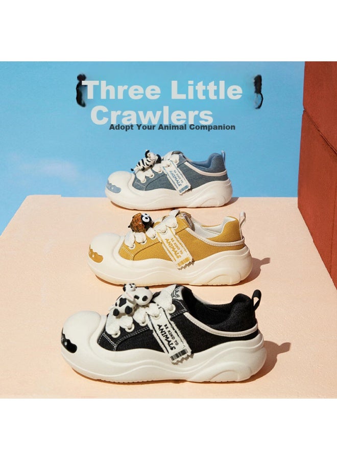 TEENMIX Teenmix Women's Canvas Shoes, Same Style As In The Mall, Papa Farm Series Women's Casual Shoes 2025 Summer Yellow Size 36 - Image 1