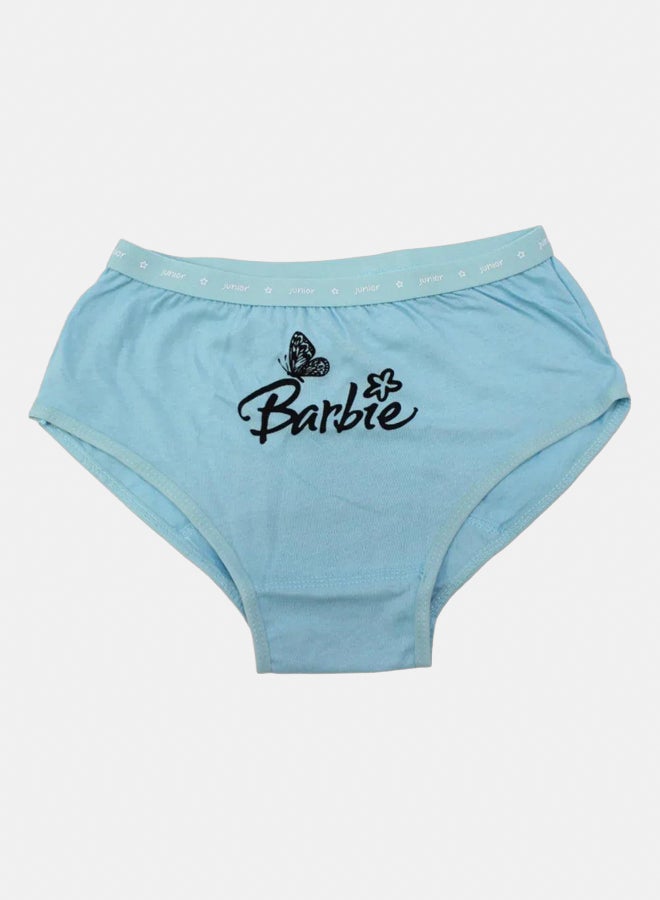 Junior Girls Blue Barbie Panty - Image 1