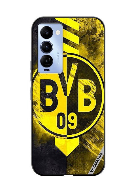Protective Case Cover For Tecno Camon 18/18 P Bvb 09 Logo Design  Multicolour