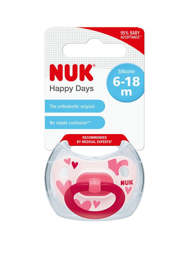 NUK - Pacifier Si 2.1 Ine S2 H-Days 1/Blc - Image 1