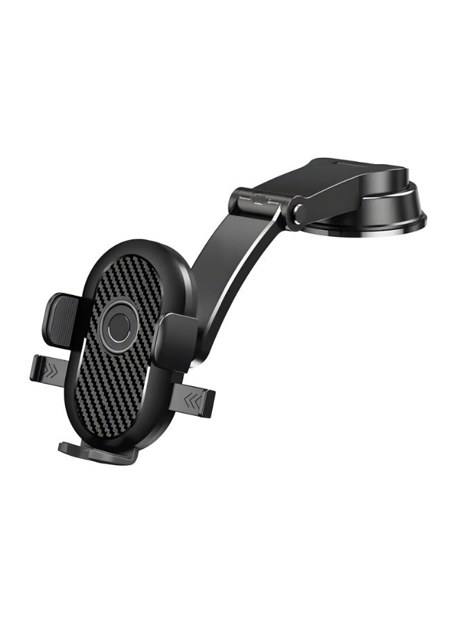 The WUW Z32 mobile phone holder is mounted on the dashboard with an elegant design, strong fixation, and 360-degree rotation. - Image 2