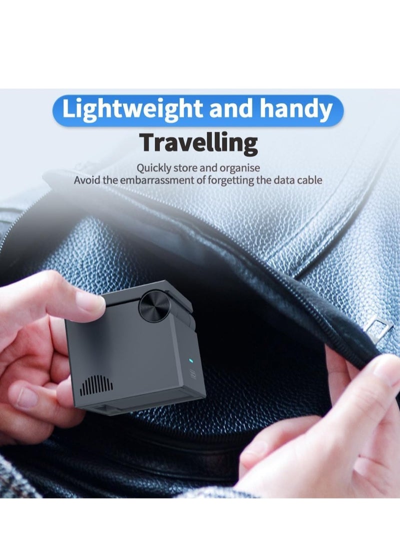 Generic - NEW 3-in-1 Cube with MagSafe - 15W Fast Charging Foldable Wireless Charger Station for iPhone, Apple Watch, and AirPods Pro - Image 1