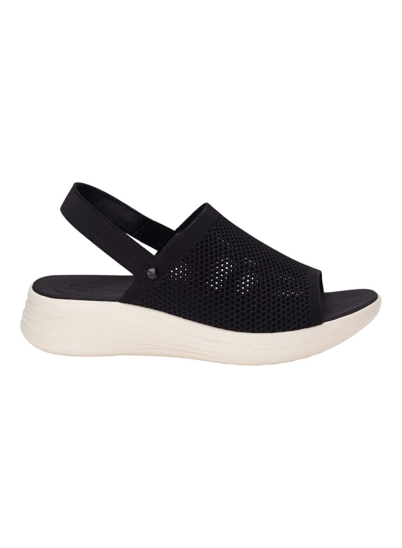 Bata Comfit Knit Slingback Wedge Sandals - Image 1