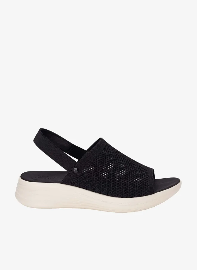 باتا صندل مريح بكعب مخفي بسير خلفي محيك