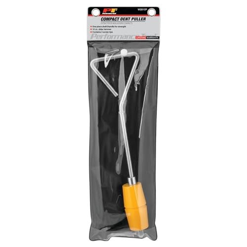 Performance Tool W2015P 15 oz Slide Hammer with 3 Screw Tips, One Piece Shaft/Handle for Strength - Image 3