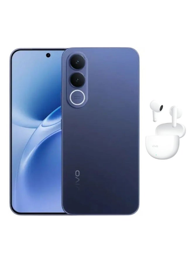 vivo V70 FE ثنائي الشريحة أزرق المحيط 12 جيجابايت رام 256 جيجابايت 5G مع سماعات فيفو بودز إير 3 XE W35 - حزمة بيضاء - Image 1