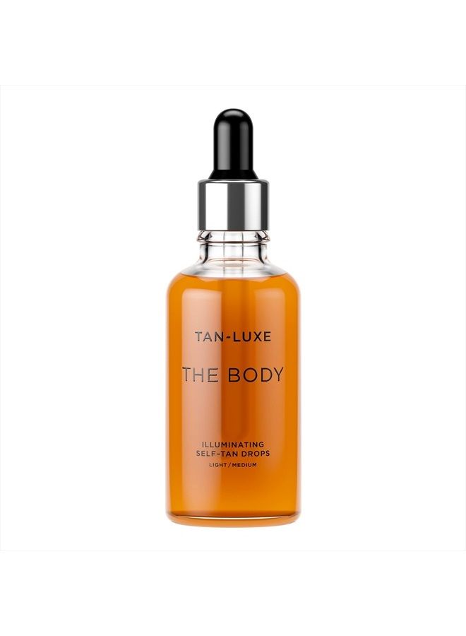 TAN-LUXE The Body - Illuminating Self-Tan Drops, 50ml - Cruelty & Toxin Free - Light/Medium - Image 1