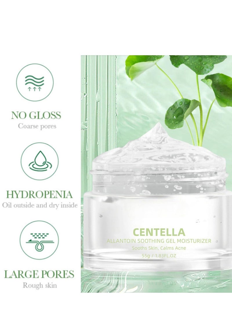 BARUBT Hydrating Centella Gel Cream, Moisturizer for Oily Skin, Calms Acne & Soothes Skin (55g) - Image 5