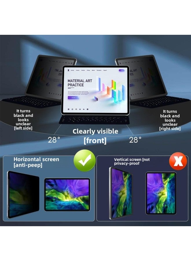 Peep-proof Paper Film Removable Nano Four Generation Adsorption For IPad Pro 11 Air 10.9 Huawei-Color:Peep-proof Paper Film  】-Size:Ipad Air6/7( 11inch )2024/2025 Model - Image 3