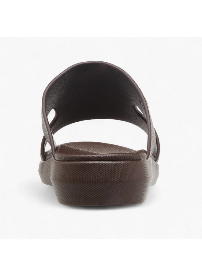 لو كونفورت صنادل رجالي بتفاصيل مقصوصة سهلة الارتداء - Image 5