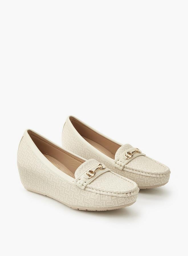 Flora Bella By Shoexpress Women Wedge Heel Loafers - Image 3