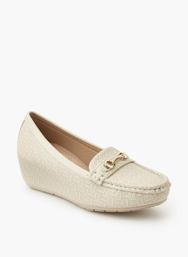 Flora Bella By Shoexpress Women Wedge Heel Loafers - Image 2