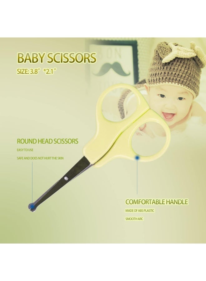 RION 8-Piece Baby Care Kit with Thermometer, Nasal Aspirator, Toothbrush, Emery Board, Nail Clipper, Scissor, Brush and Comb, Portable Essential Daily Care Bathing Tool for Toddler Infant - Image 5