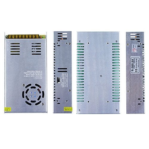 ALITOVE DC 24V 15A 360W Power Supply Universal Regulated Switching Transformer Adapter LED Driver 110V/220V AC Input for LED Strip CCTV Radio - Image 5