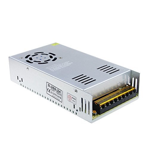 ALITOVE DC 24V 15A 360W Power Supply Universal Regulated Switching Transformer Adapter LED Driver 110V/220V AC Input for LED Strip CCTV Radio - Image 1