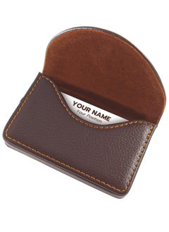 Oasisgalore Premium Leather Business Card Holder for Men and Women  - Image 1