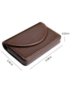 Oasisgalore Premium Leather Business Card Holder for Men and Women  - Image 3