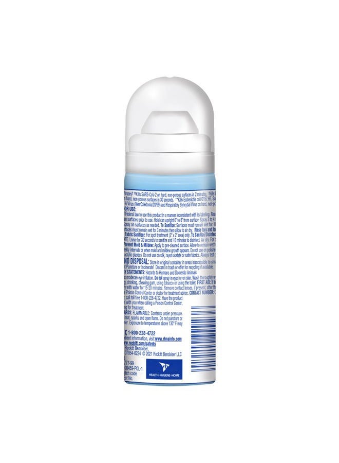 Lysol رذاذ مطهر للسفر، رائحة الكتان المنعش، حجم السفر - 1 أونصة (عبوة من 4) - Image 4