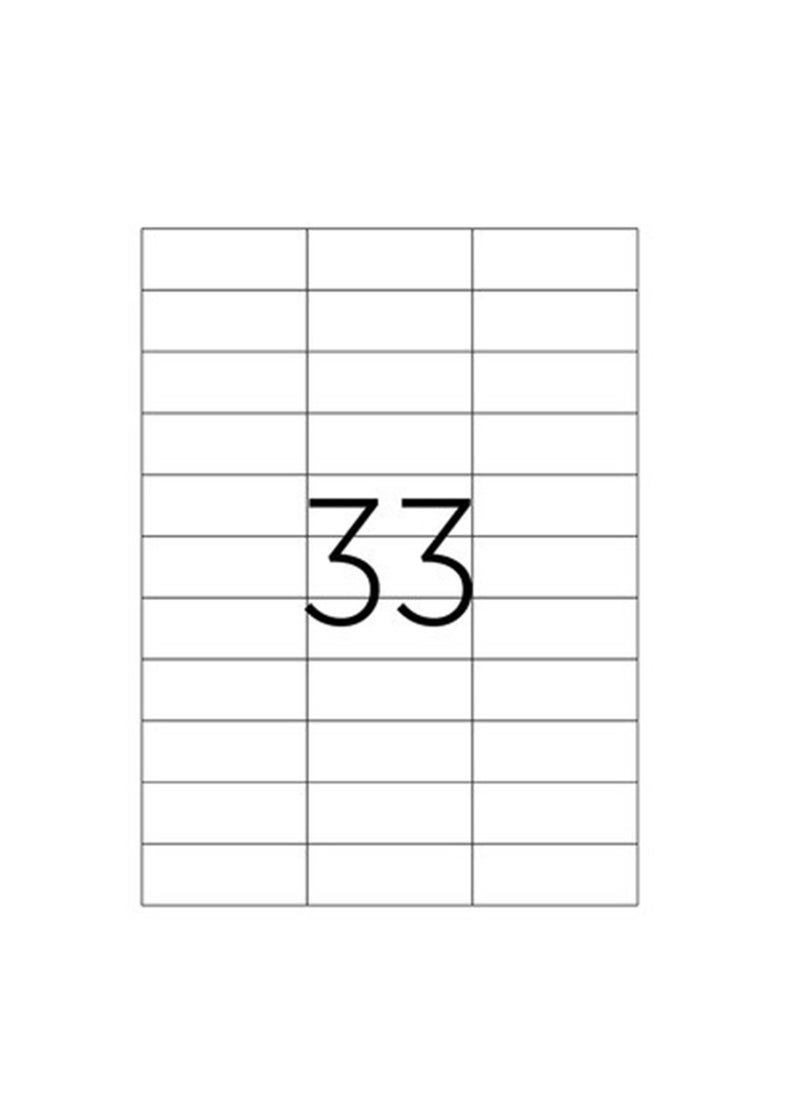 ATLAS 100-Piece MultiPurpose Labels 33 Label Per Sheet 70x25.4mm Size Labels  - Image 3