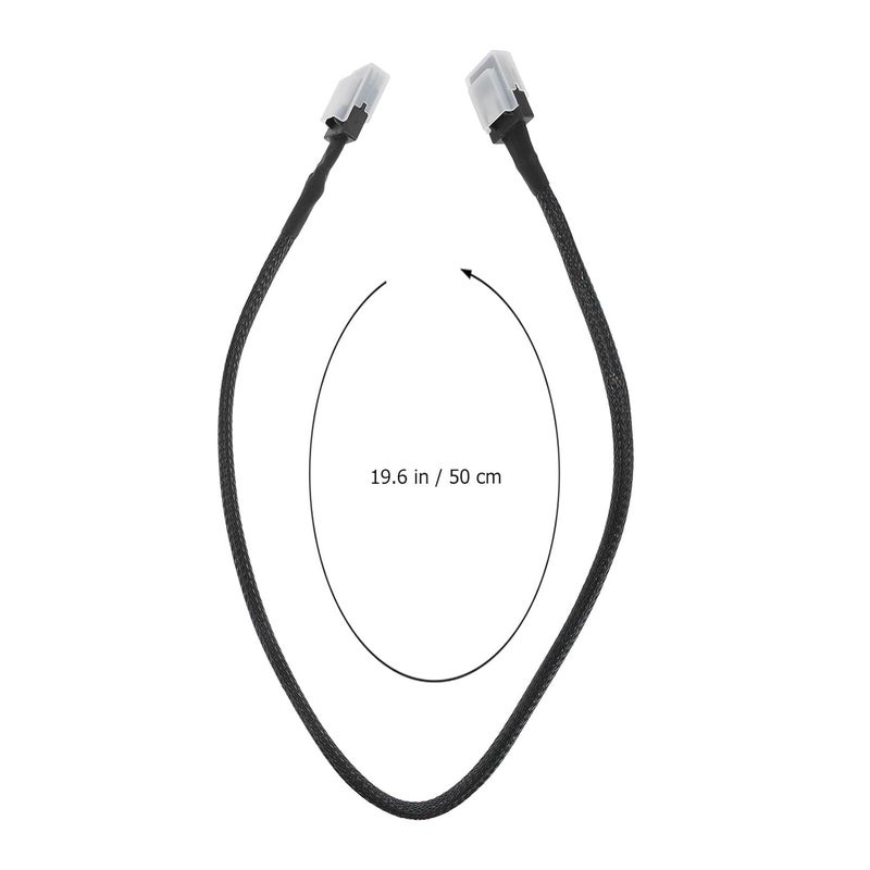 NOLITOY Mini SAS Sff-8087 to Sff-8087 36-pin 0.5m Internal Server Data Cable for High-Speed 12g Storage Systems Compatible with Server Accessories - Image 2
