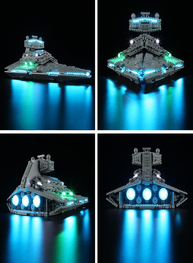 BRIKSMAX Light Kit for Imperial Star Destroyer - LED Lighting Compatible With Star Wars 75394 Building Set - Lego Set Not Included - Image 5