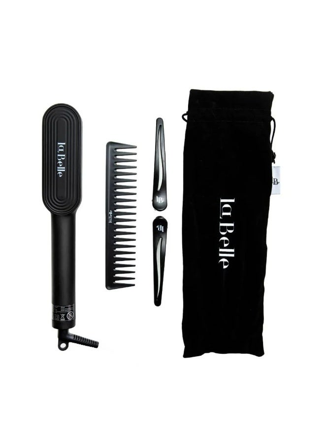 LaBelle la belle Hair Straightening Pro Brush Black - Image 1