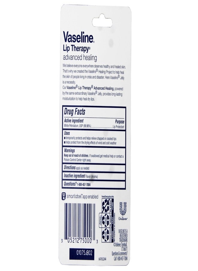 Vaseline Lip Therapy Advanced Healing, 0.35 Ounce (Pack of 10) - Image 5