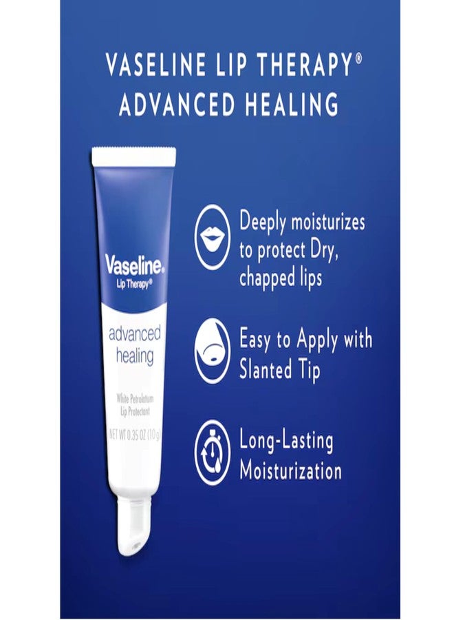 Vaseline Lip Therapy Advanced Healing, 0.35 Ounce (Pack of 10) - Image 2