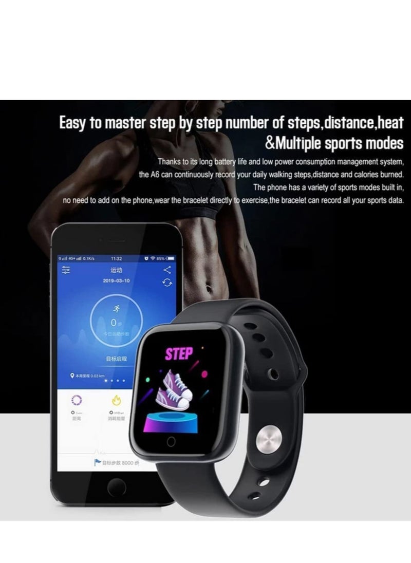 Excefore Smart Watch, Sport Waterproof Smartwatch, Fitness Tracker with Heart Rate Blood Pressure, Sleep Monitor, Sleep Monitor,Message Call Reminder Smart Watch, Compatible for iOS/Android  - Image 5