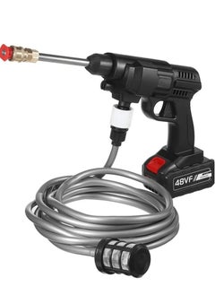 ELTRAZONE ELTRAZONE 48 V Wireless High Pressure Car Wash Water Gun Portable High Pressure Washer Washing Auto Spray Garden Tool  - Image 1