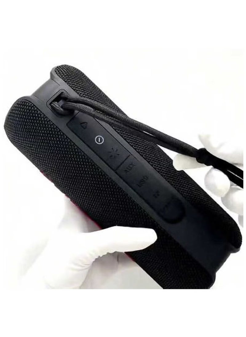 Haino Teko Portable Wireless Speaker with High Bass Sound Quality – Multi-Functional Button Control & LED Light – Compact, Rechargeable Bluetooth Speaker for Parties, Outdoors, and Events – Black - Image 4