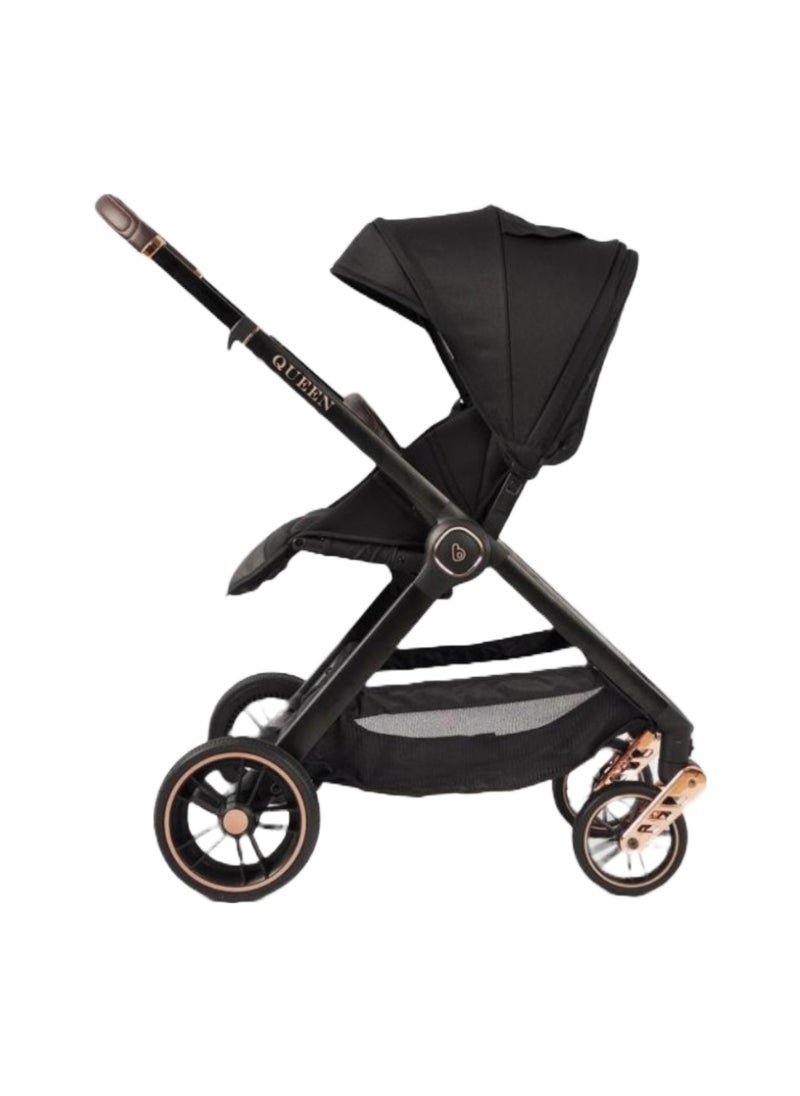 BabyDream - Babydream Queen stroller-Black - Image 1