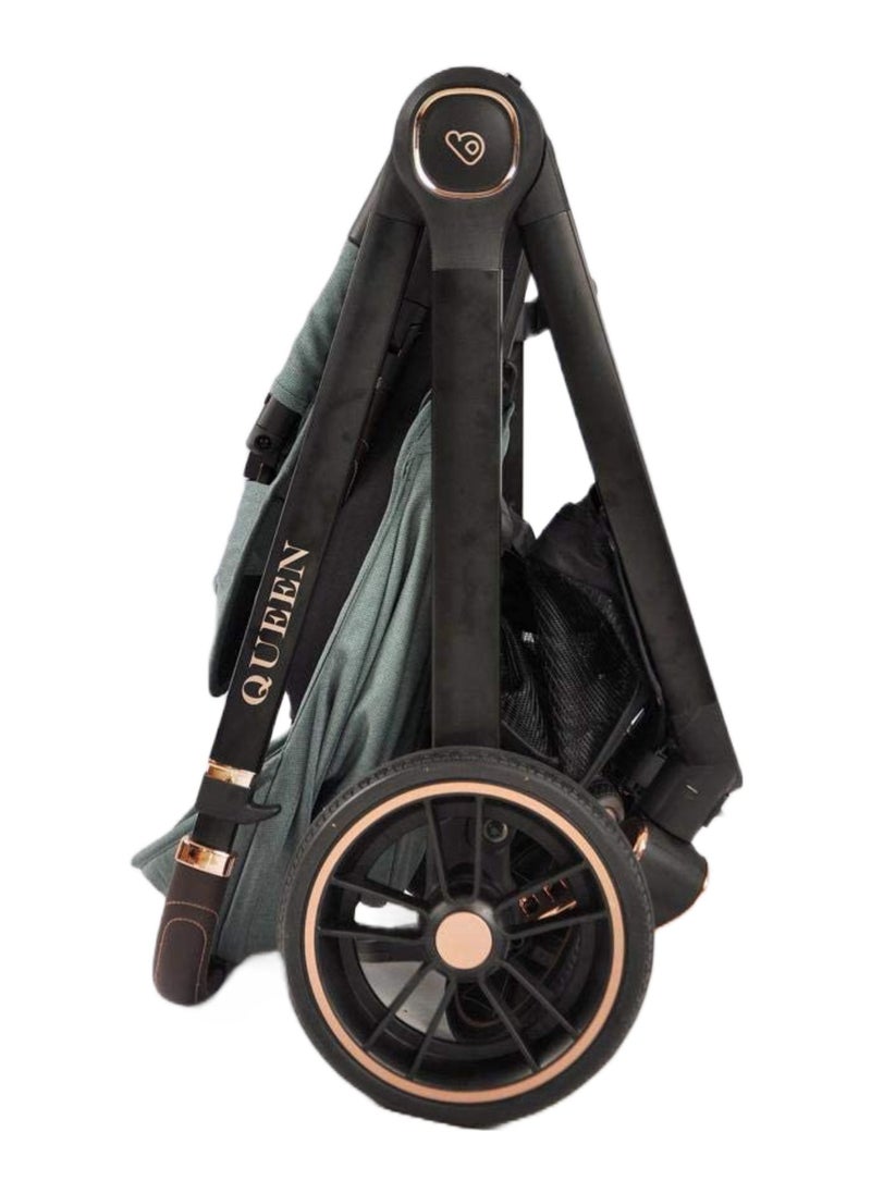 BabyDream - Babydream Queen stroller-Black - Image 1