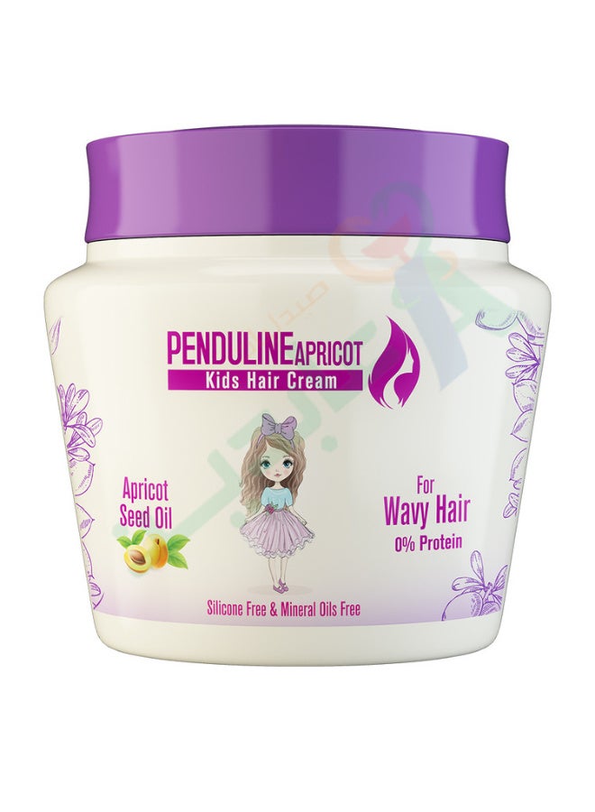 PENDULINE Apricot Oil Baby Hair Cream for wavy hair 250ml - Image 1