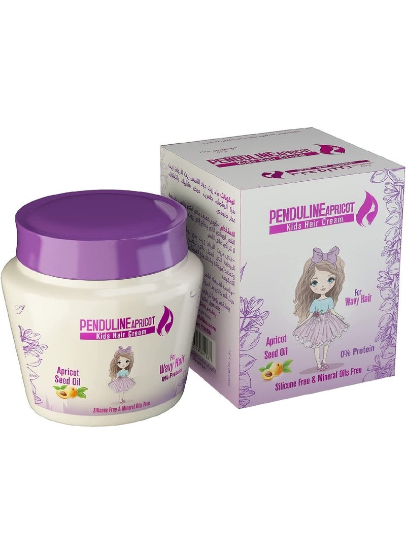 PENDULINE Apricot Oil Baby Hair Cream for wavy hair 250ml - Image 2