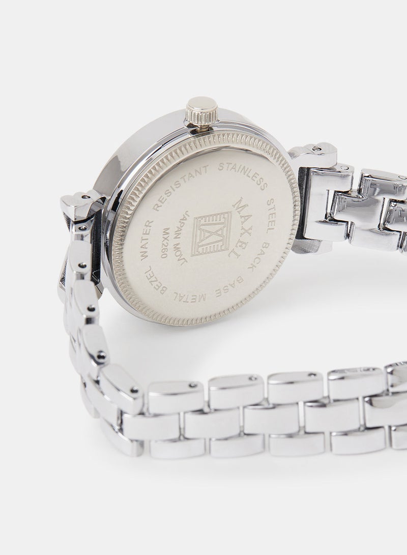 Maxel Women's Quartz Classic Fashion Analog Wrist Watch MX483 - 28mm - Image 4