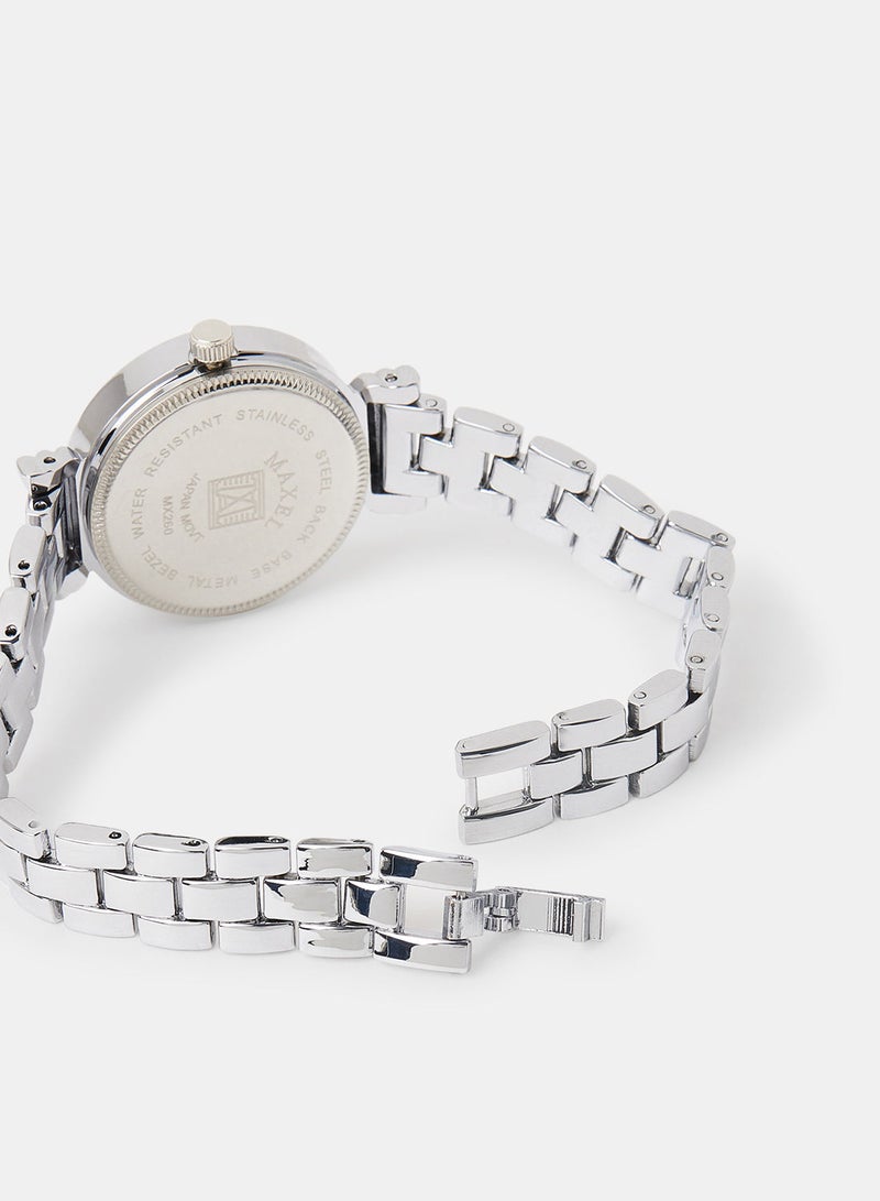 Maxel Women's Quartz Classic Fashion Analog Wrist Watch MX483 - 28mm - Image 3